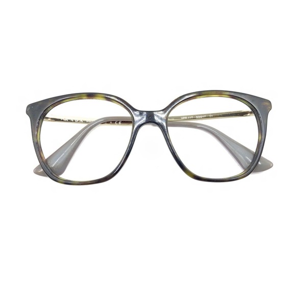 Prada VPR 11T 2AU-1O1 Tortoise Brown Gold Eyeglasses Frames 53-17 140 Italy - Picture 12 of 12